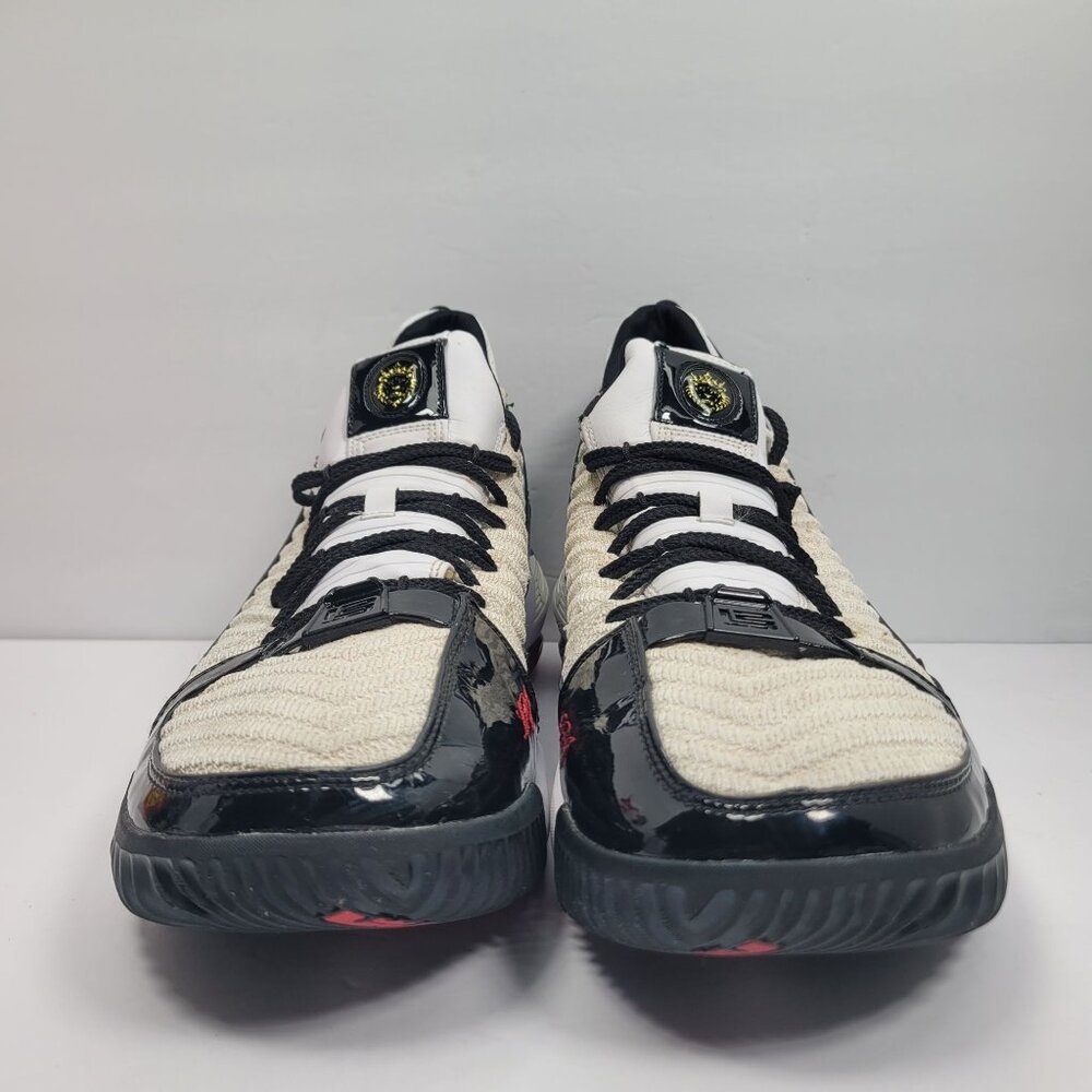 Nike Lebron XVI 16 SB Remix Men's White Black Sneakers CD2451-101 US Size 13 - Picture 3 of 8